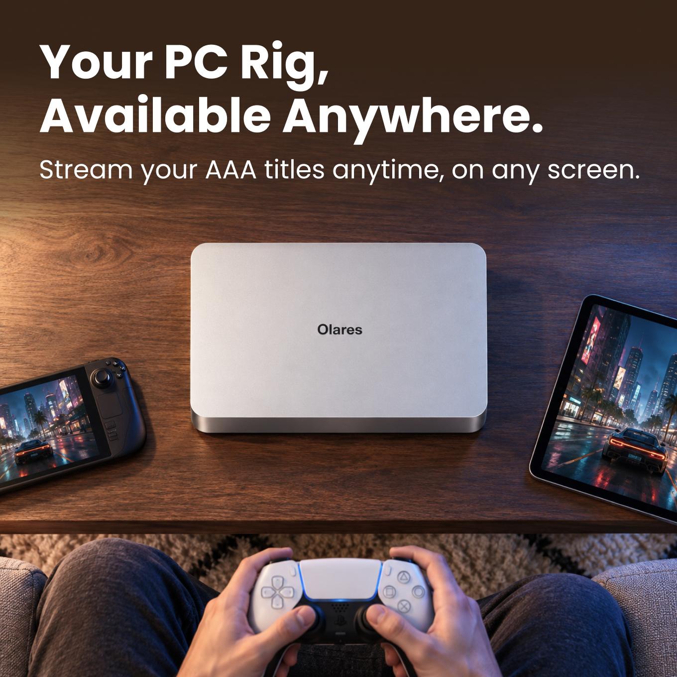 Your PC Rig, Available Anywhere.